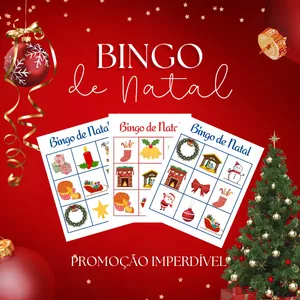 Bingo de Natal - atividades - Gislaine Dias Faria | Hotmart