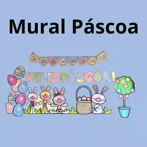 Imagem de capa para o Ebook Mural-Porta Páscoa
