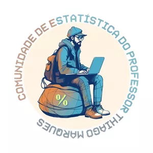 Imagem de capa para o Curso online Comunidade de Estatística do Prof. Thiago Marques