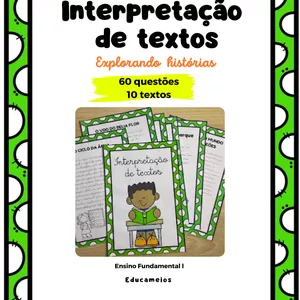 Imagem de capa para o Ebook Interpretação de Textos – Explorando Histórias