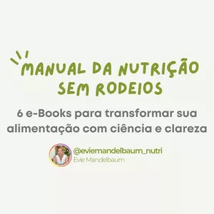 Imagem de capa para o Ebook Manual da Nutrição Sem Rodeios