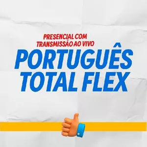 Imagem de capa para o Curso online CURSO ONLINE  PORTUGUÊS TOTAL FLEX (AO VIVO) 