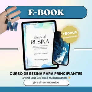 Imagen de portada para Ebook Curso de Resina - Crea tu primer pieza de resina 