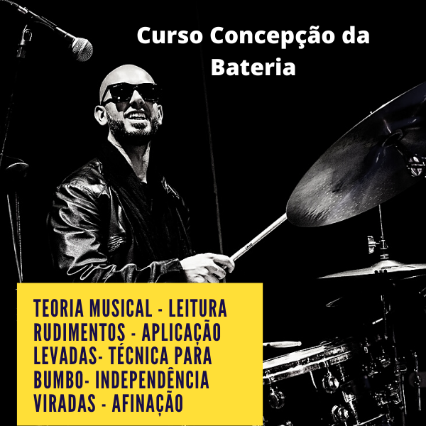 Imagem de Curso de Bateria Concepção da Bateria criado por Wallace Campos na hotmart