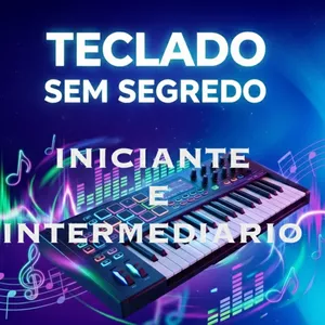 Imagem do curso Aprenda teclado sem segredo - INICIANTE e INTERMEDIARIO