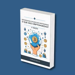 Imagem de capa para o Ebook Desvendando o Mundo das Criptomoedas - O Que São Criptomoedas