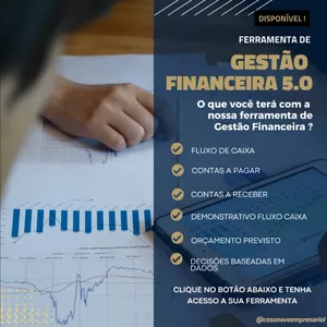 Imagem de capa para o Curso online FERRAMENTA DE GESTÃO FINANCEIRA 5.0 CasaNova Consultoria