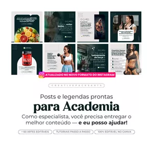 Imagem de capa para o Curso online PACK PARA ACADEMIA