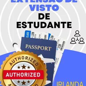Imagem de capa para o Ebook Guia Completo: Extensão de Visto de Estudante na Irlanda