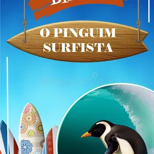 Imagem de capa para o Ebook Billy, o pinguim surfista