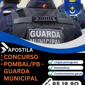 Imagem de capa para o Ebook Apostila Guarda Municipal Pombal - PB