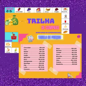 Imagem de capa para o Ebook Trilha de compras: Aventuras no supermercado