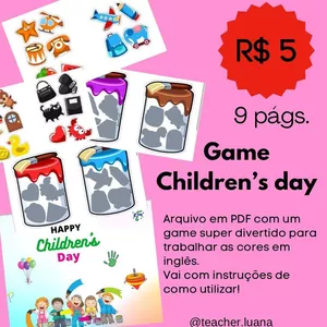 Imagem de capa para o Ebook Game children’s day - Treasure hunt