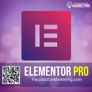 Imagen de portada para Curso online ELEMENTOR PRO