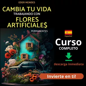 Imagen de portada para Ebook CAMBIA TU VIDA trabajando con FLORES ARTIFICIALES (Permanentes)