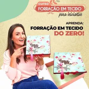 Imagem de capa para o Curso online  Forração em Tecido para Iniciantes 
