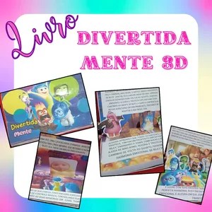 Imagem de capa para o Ebook LIVRO DIVERTIDAMENTE 3D