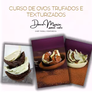 Imagem de capa para o Ebook Como fazer ovos trufados e texturizados
