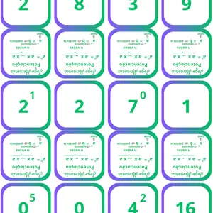 Imagem de capa para o Ebook Jogo Memória Potenciação