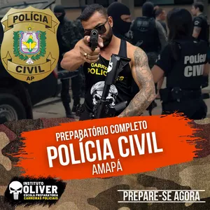 Imagem do curso 👮‍♂️Preparatório Completo POLÍCIA CIVIL do Amapá 👮‍♂️ PCAP - Instituto Óliver 