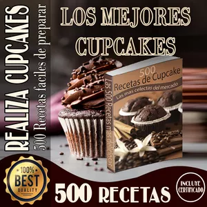 Imagem principal do produto 500 Recetas de Cupcakes!!!