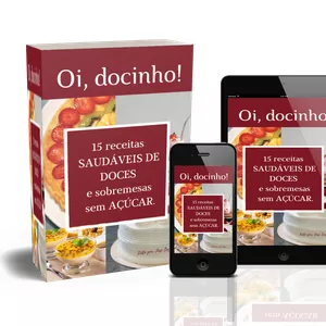 Imagem de capa para o Ebook 15 RECEITA MARAVILHOSA DE SOBREMESAS SEM AÇÚCAR.