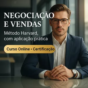 Imagem de capa para o Curso online Negociação e Vendas Método Harvard