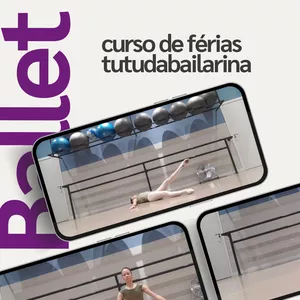 Imagem de capa para o Curso online Curso de férias tutudabailarina 2.0