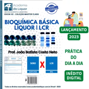 Imagem de capa para o Ebook BIOQUÍMICA BÁSICA DE LÍQUOR | LCR