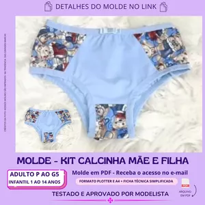 Imagem de capa para o Curso online MOLDE KIT CALCINHA MÃE E FILHA 