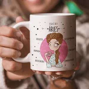 Imagem de capa para o Curso online Arte para Caneca (Sublimação) Tema: 12 Signos do Zodíaco