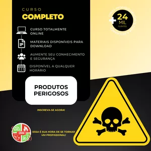 Imagem de capa para o Curso online Produtos Perigosos - (Slides)