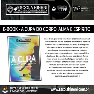 Imagem de capa para o Ebook A CURA DO CORPO, ALMA E ESPÍRITO - UMA VISÃO DE CADA SENTIDO