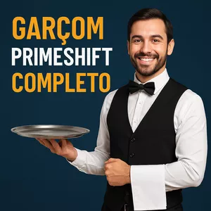 Imagem do curso Garçom PrimeShift Completo 