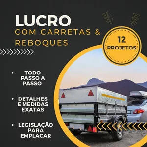 Imagem do curso 12 Projetos de Carretinhas e Reboques