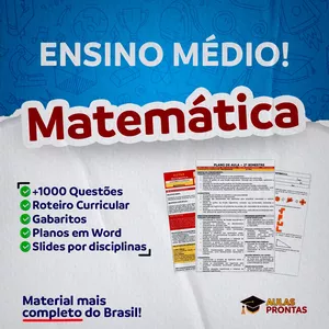 Imagem do curso MATEMÁTICA - PLANEJAMENTOS E ATIVIDADES - BNCC