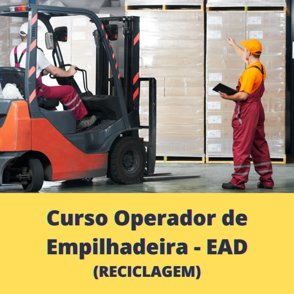 Curso Curso de Operador de Empilhadeira (Reciclagem)