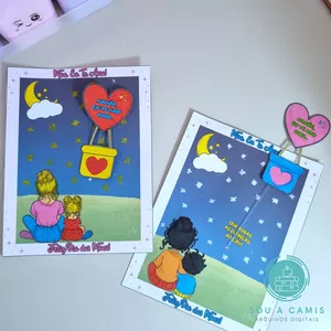 Imagem de capa para o Ebook Cartão Estrelas - Dia das Mães ⭐💕