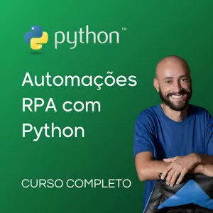 Imagem de capa para o Curso online Automaçãoes RPA com Python - Do Zero ao Avançado