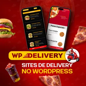Imagem de capa para o Curso online WP Delivery - Sites de Delivery no WordPress +1 Projeto pronto