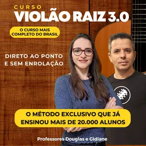 Imagem de capa para o Curso online Violão Raiz 7X