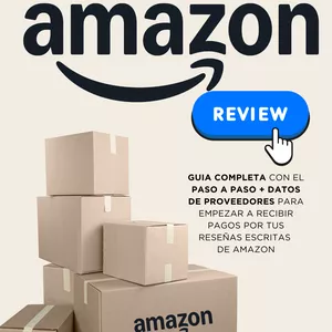 Imagen de portada para Ebook Guía de Amazon Reseñas con 16 contactos + MRR