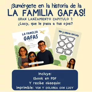 Imagen de portada para Ebook La Familia Gafas | Capítulo 1: Lucy ¿Qué le pasa a tus ojos? 