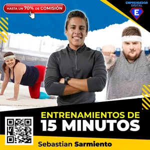 Imagen de portada para Curso online Entrenamiento de 15 minutos - Sebastian Sarmiento 