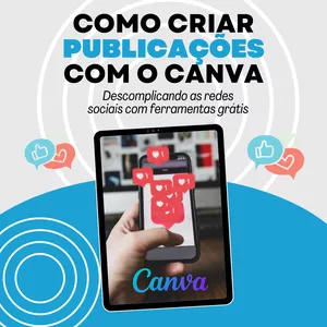 Imagem do curso COMO CRIAR PUBLICAÇÕES COM O CANVA