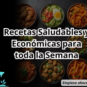 Imagen de portada para Ebook Recetas Saludables y Económicas para toda la Semana