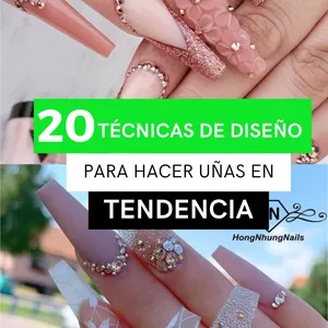 Imagen de portada para Ebook 20 Técnicas de diseño para hacer uñas en tendencia 