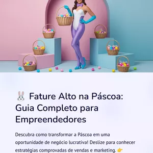 Imagem de capa para o Ebook Como Empreender na Páscoa e Lucrar Alto em Pouco Tempo!
