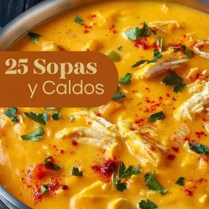 Imagen de portada para Ebook 25 Sopas y Caldos
