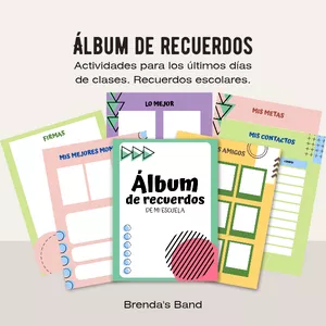Imagen de portada para Ebook Anuario escolar: Álbum de recuerdos 